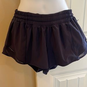 Lululemon navy shorts, size 8, very gently used, in excellent condition.